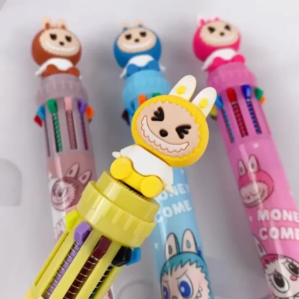Producto - Lapicera 10 colores labubu