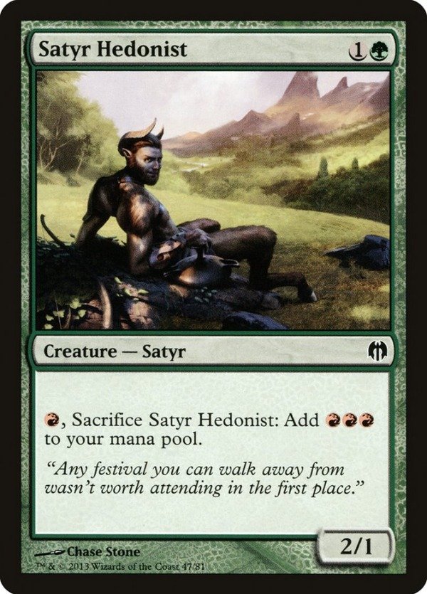 Producto - Satyr Hedonist  Duel Decks: Heroes vs. Monsters