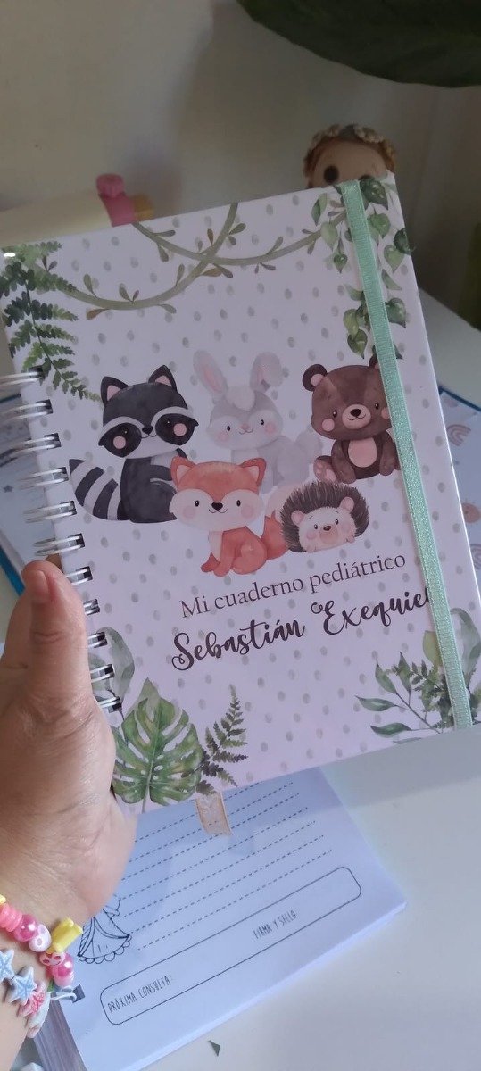 Producto - Amigos del bosque - cuaderno pediátrico - 0