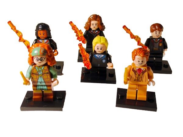 Producto - Simil Lego plancha Harry Potter x6 , seis personajes,excelente calidad