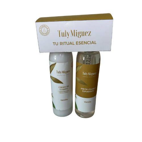 Producto - Duo Escencial Crema de cuerpo + Jabon Liquido VAINILLA