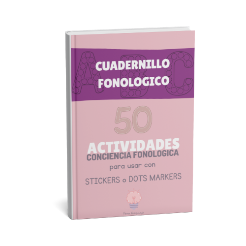 Producto - Cuadernillo Fonológico - para usar con stickers o dots markers