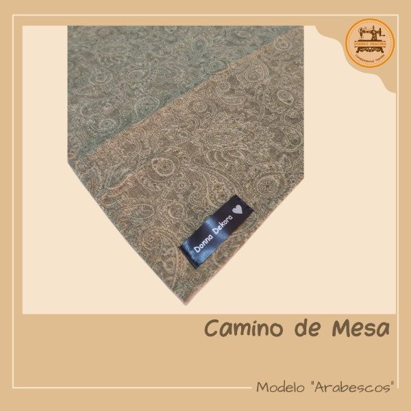 Producto - Camino de mesa "Arabesco Verde"