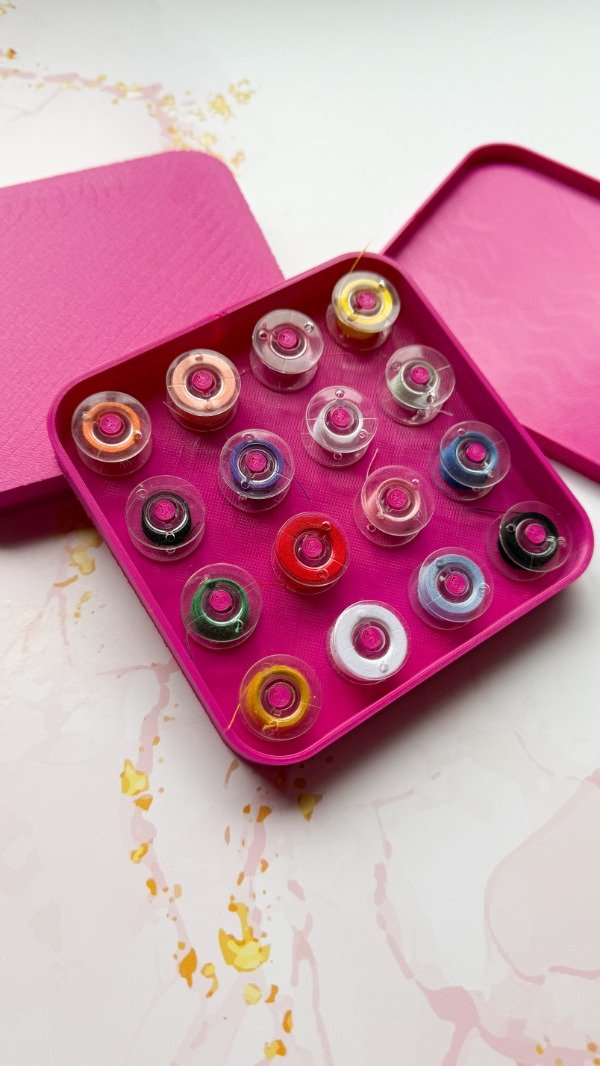 Producto - Organizador de bobinas fucsia