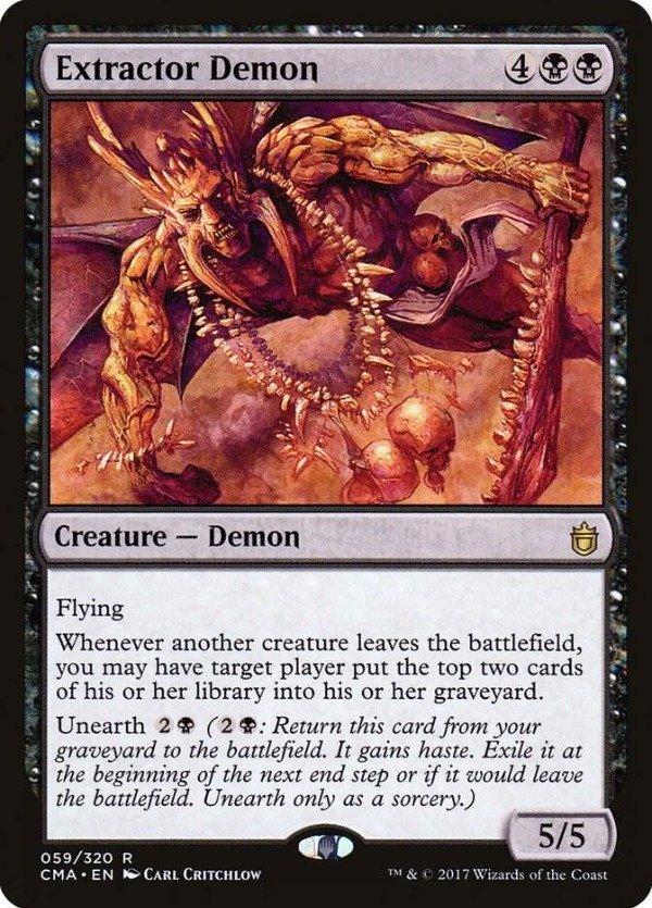 Producto - Extractor Demon #59  Commander Anthology