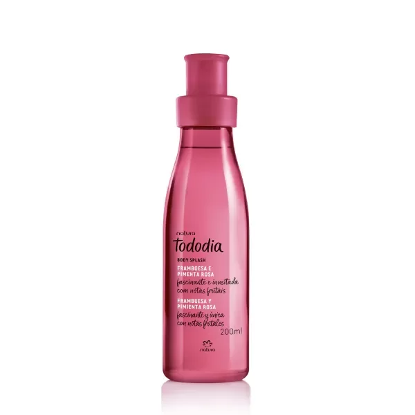 Producto - Tododia frambuesa y pimienta rosa body splash 200ml.