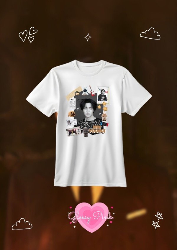 Producto - Remera Min Yoongi Kawaii - DTF