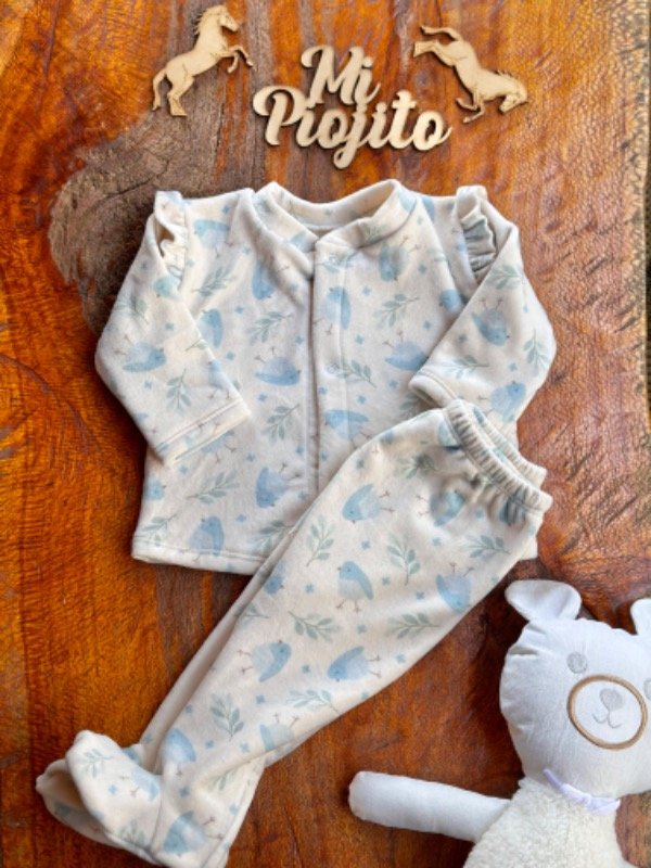 Producto - SEG de Plush Estampado Pajaritos