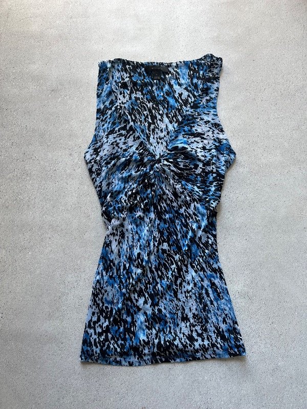 Producto - Blusa Mesh Print blue - 0
