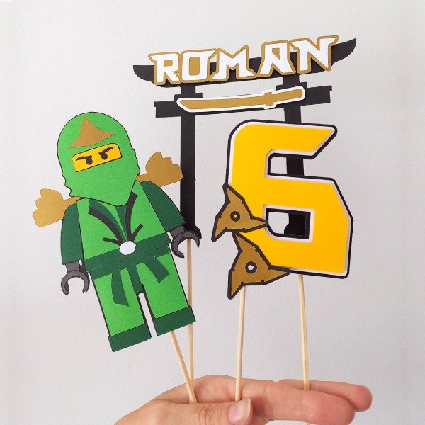 Producto - Set Cake Topper Ninjago