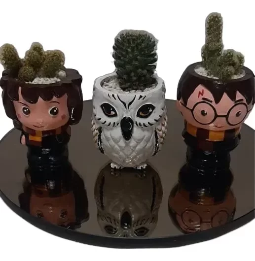 Producto - set de 3 moldes para macetas - Harry Potter