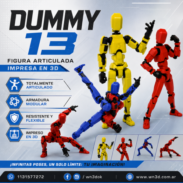 Producto - Figura Articulada 3D - DUMMY