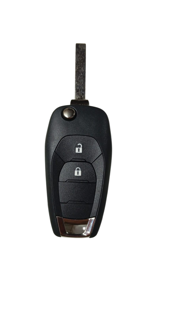 Producto - CARCASA CHEVROLET 2 BOTONES LLAVE ABATIBLE HU100 PALETA LOGO CIRCULAR