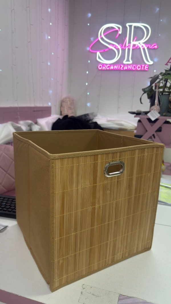 Producto - organizador bambu box 31x31