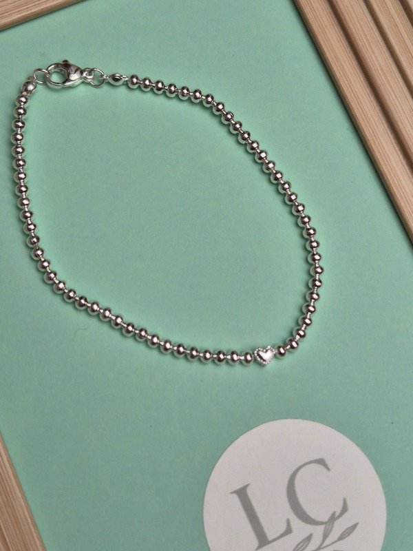 Producto - Pulsera Miniperlas y Corazon