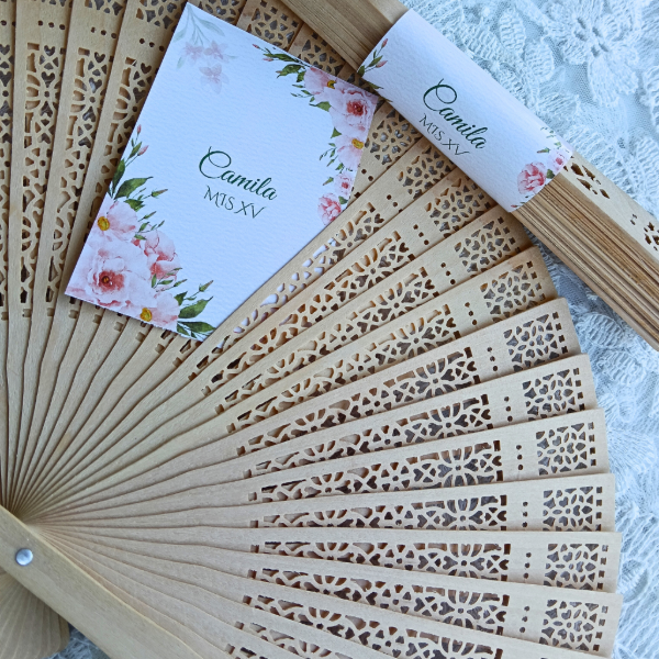 Producto - Abanicos de madera personalizados