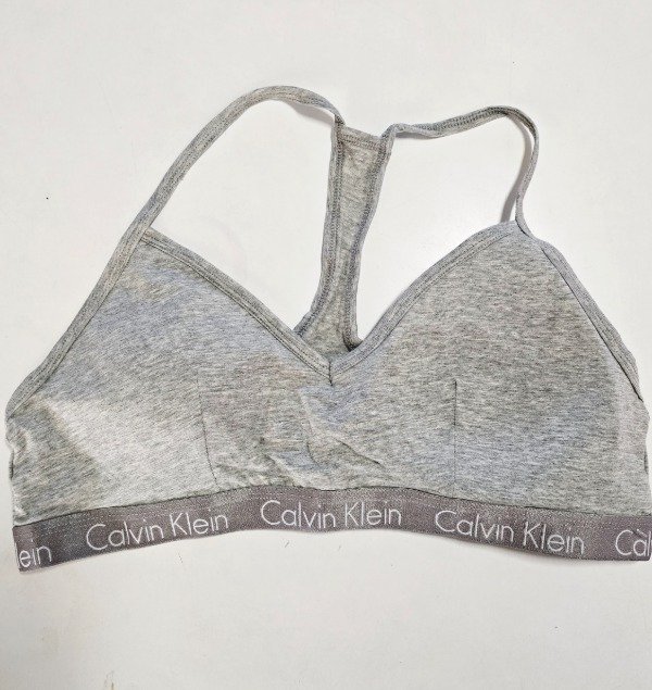 Corpiño Calvin klein talle S gris