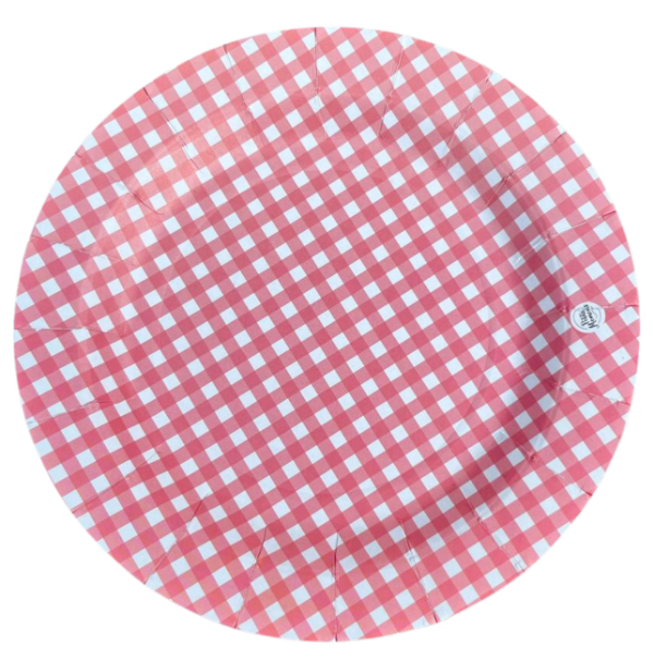 Producto - PLATO ESCOCES ROJO X 8