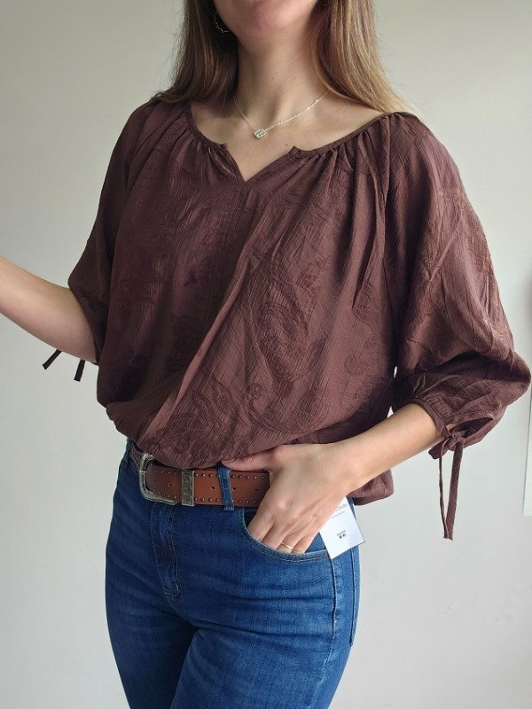 Producto - Blusa ROMA chocolate - 1
