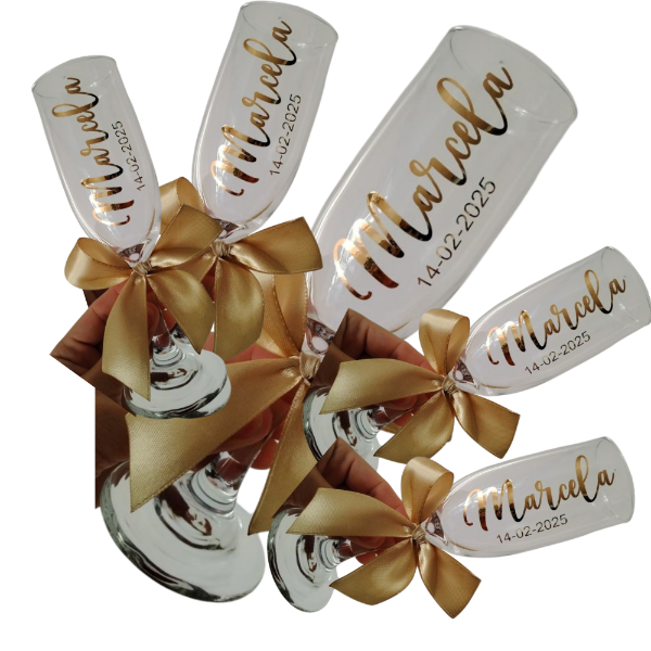 Producto - Copas de champagne VIDRIO x 6 unidades