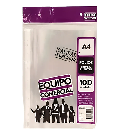 Producto - Folios LUMA extra cristal A4 x 10 - 0