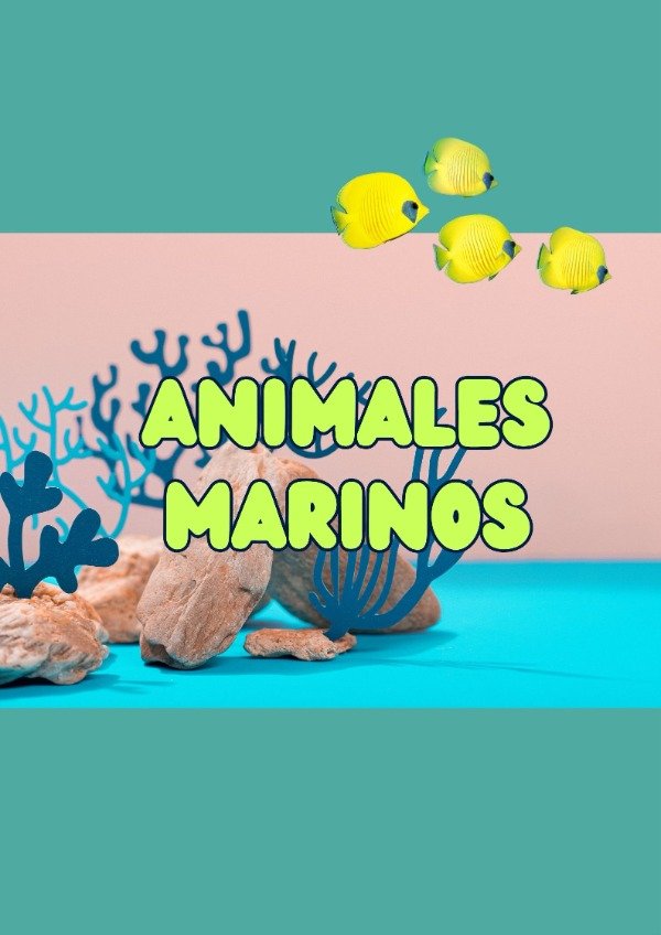 Producto - Tarjetones Didácticos: Animales Marinos