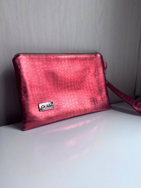 Producto - Sobre Rojo Croco Metalizado