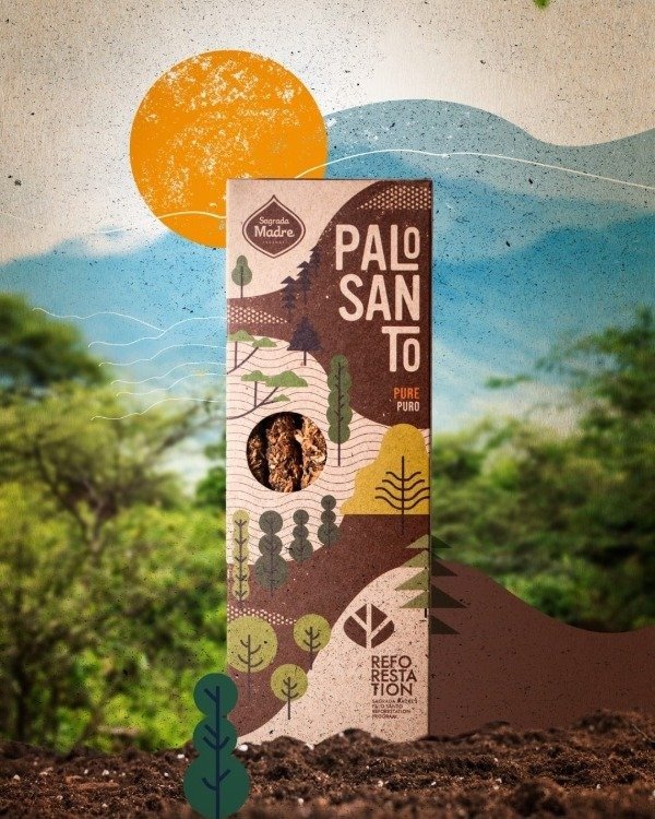 Producto - Palo santo corto Sagrada Madre x4