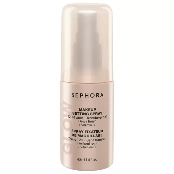 Producto - SEPHORA - GLOW 12HR WEAR TRANSFERPROOF MAKEUP SETTING SPRAY VIT C 40ML