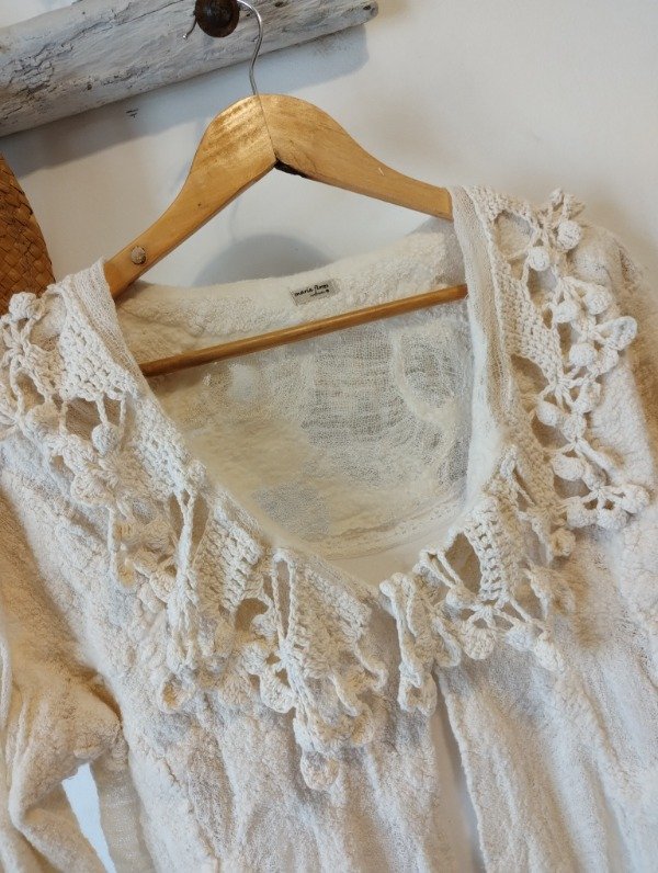 Producto - Saco Liviano PLENO Natural Crochet - 4