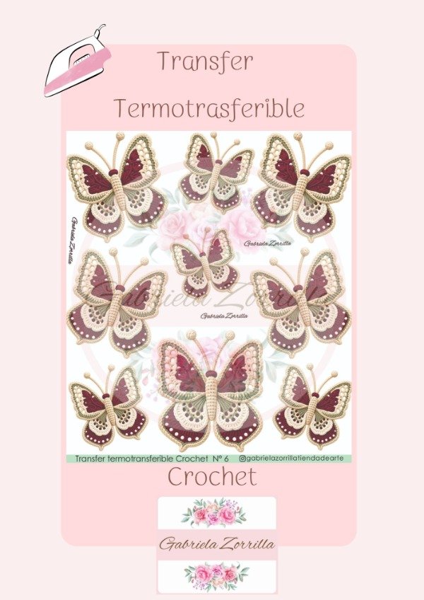 Producto - Transfer Termotransferible Crochet 6