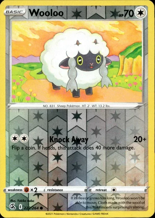 Producto - Wooloo - 222/264 - Fusion Strike - Reverse Holo
