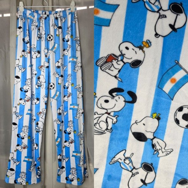 Producto - Pantalón pijama Snoopy Argentina (por talle)