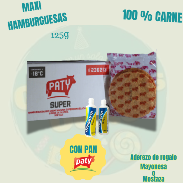 Producto - Hamburguesas Paty Maxi
