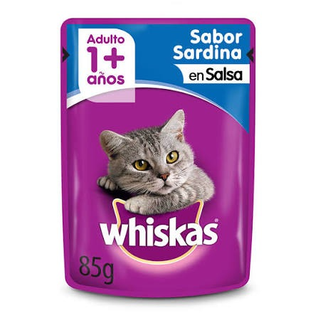 Producto - WHISKAS POUCH ADULTO Sardina 12u x 85gOF