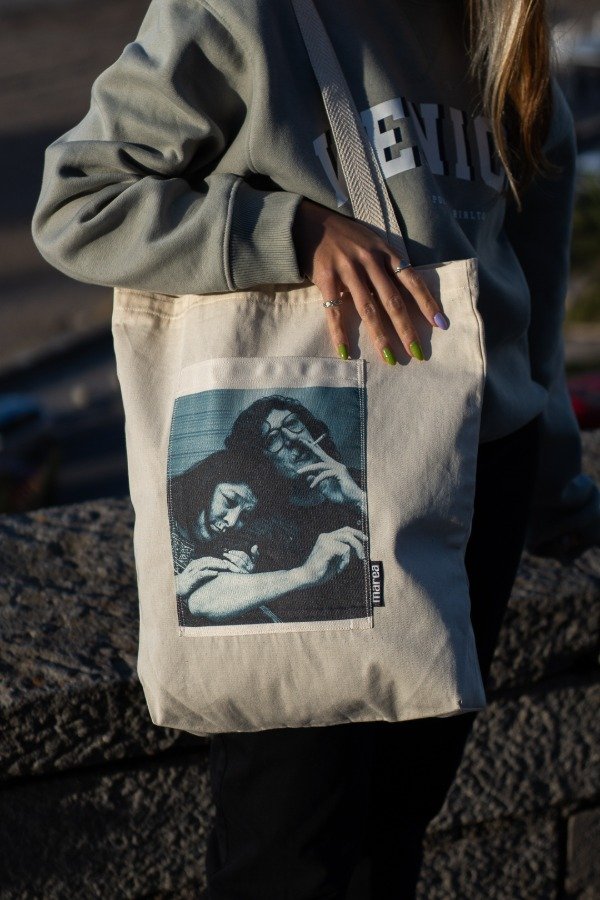 Producto - Tote bag sublimada "Charly y Mercedes"