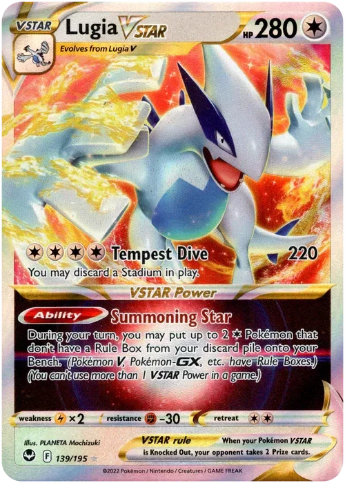 Producto - Lugia VSTAR - 139/195 - Silver Tempest - Holo