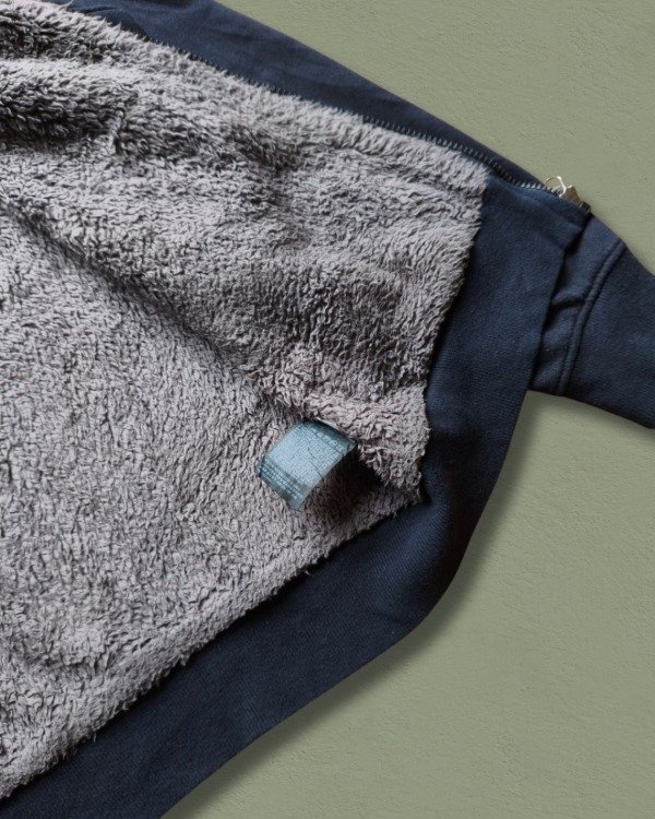 Producto - CAMPERA UNIQLO NEGRA CON INTERIOR DE CORDERITO TALLE L - 5