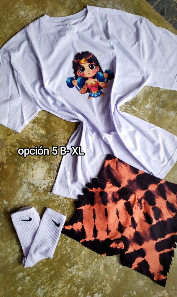 Producto - Combo deportivo mujer maravilla xl