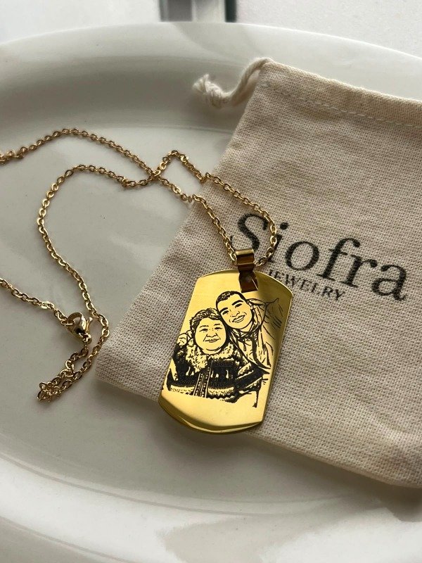 Producto - Collar Militar 4cm Personalizado AD - 0