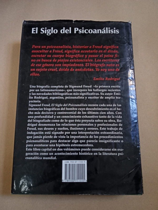 Producto - El siglo del psicoanálisis I / II - Emilio Rodrigue - Sudamericana 1996 - T D - 1
