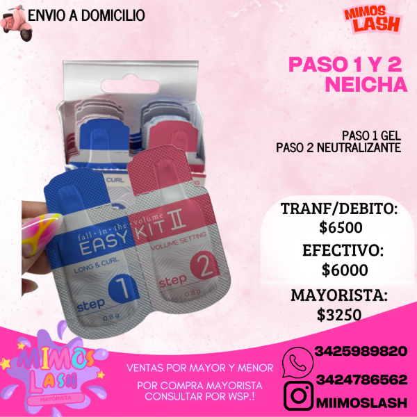 Producto - PASO 1 Y 2 PARA LIFTING "NEICHA"
