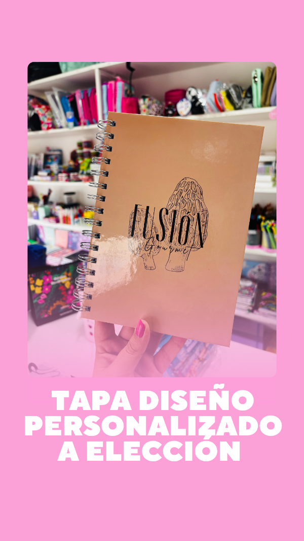 Producto - Cuaderno A5 Tapa Dura - anillado de alambre - 0