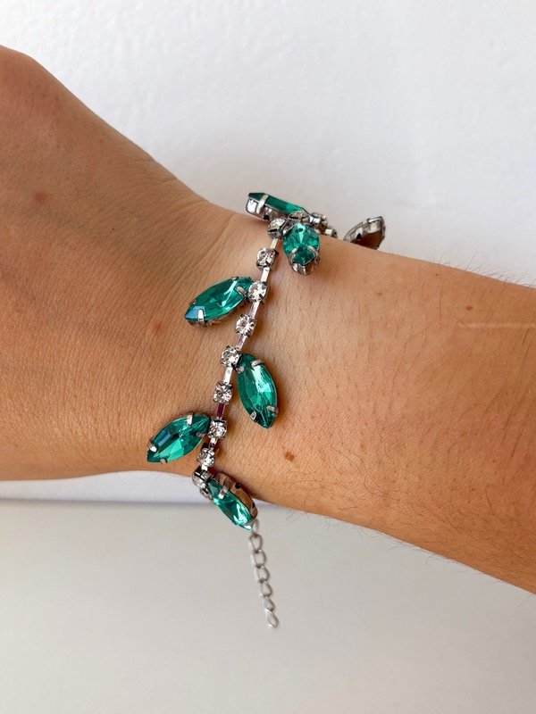 Producto - Pulsera Eva (verde esmeralda)