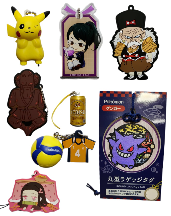 Producto - Gashapones Colgantes ORIGINALES Goma y Acrilico 3