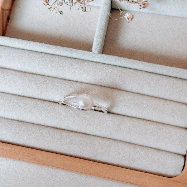 Producto - Anillo Perla De Rio Plata 925 - 0