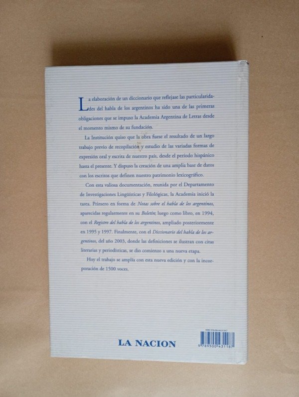 Producto - Diccionario del habla de los argentinos 2da Edición - La Nación 2008 Tapa dura - 1