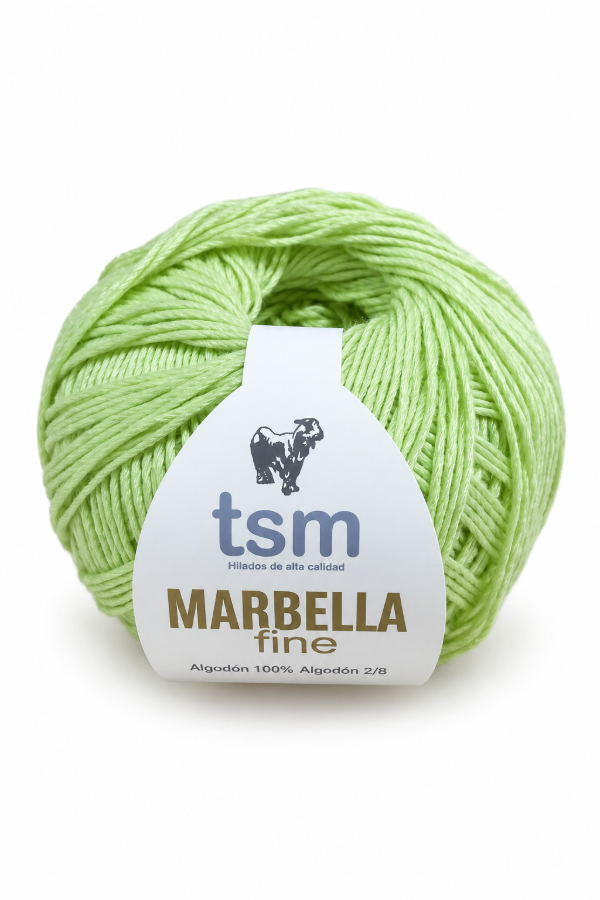 Producto - HILADO MARBELLA 8/3 FINE X 100 GRS - 30 VERDE MANZANA