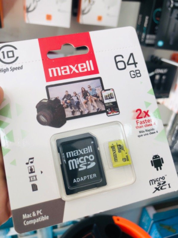 Producto - Tarjeta memoria 64 GB Maxell