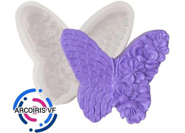 Producto - Molde mariposa con flores